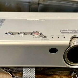 Home Theater Projector: Panasonic  Remote,Case,Cables , TESTED WORKS